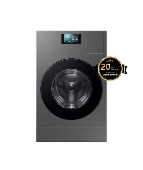 Lavante-séchante Samsung 18 kg AI Wash&Dry avec Pompe à Chaleur - WD18DB8995BZMF