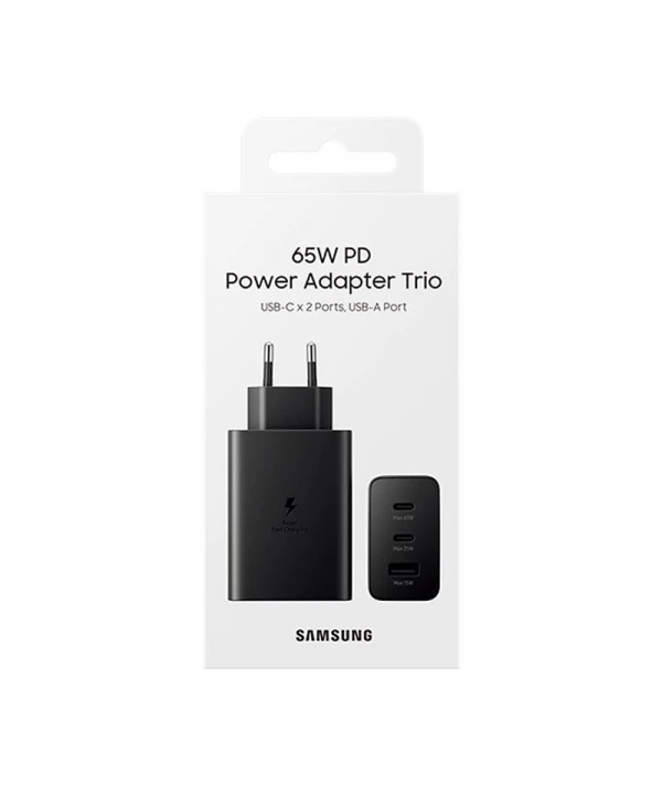 Adaptateur secteur trio Samsung 65W - prix Tunisie