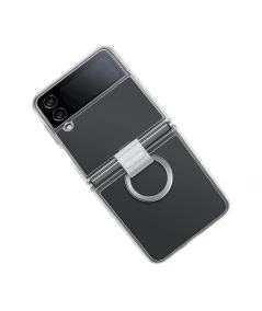 Galaxy Z Flip4 Clear Cover avec anneau