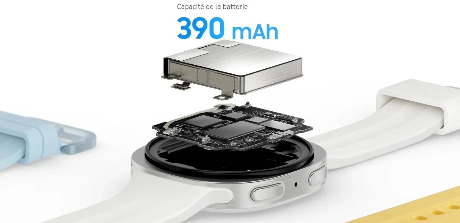 Galaxy Watch9 grande batterie 390mah