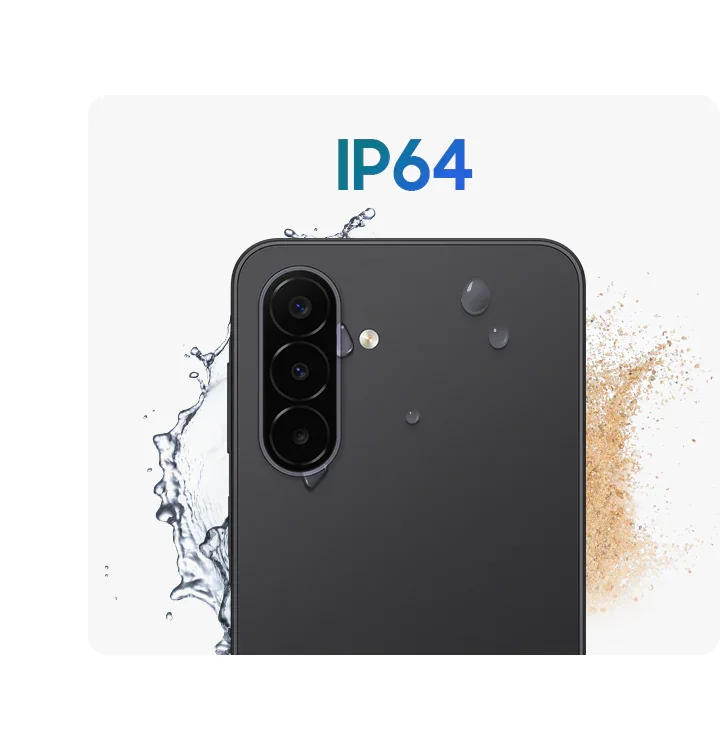 Protection IP64 et verre Gorilla Glass 3 du Samsung Galaxy A18