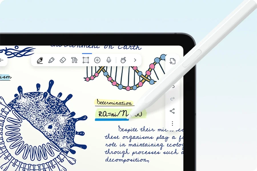 S Pen de la Samsung Tab S12+