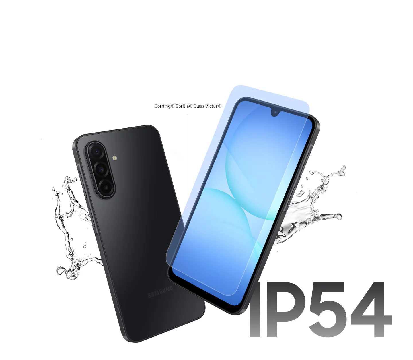 Samsung Galaxy A17 5G résistant aux éclaboussures IP54