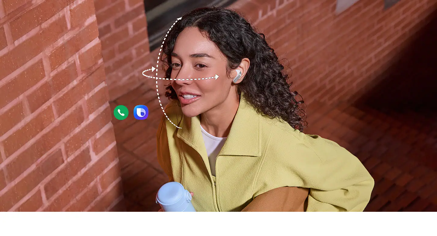 Samsung Galaxy Buds4 contrôlés par mouvements de tête