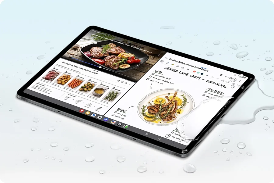 galaxy tab s12+ résistant à leau