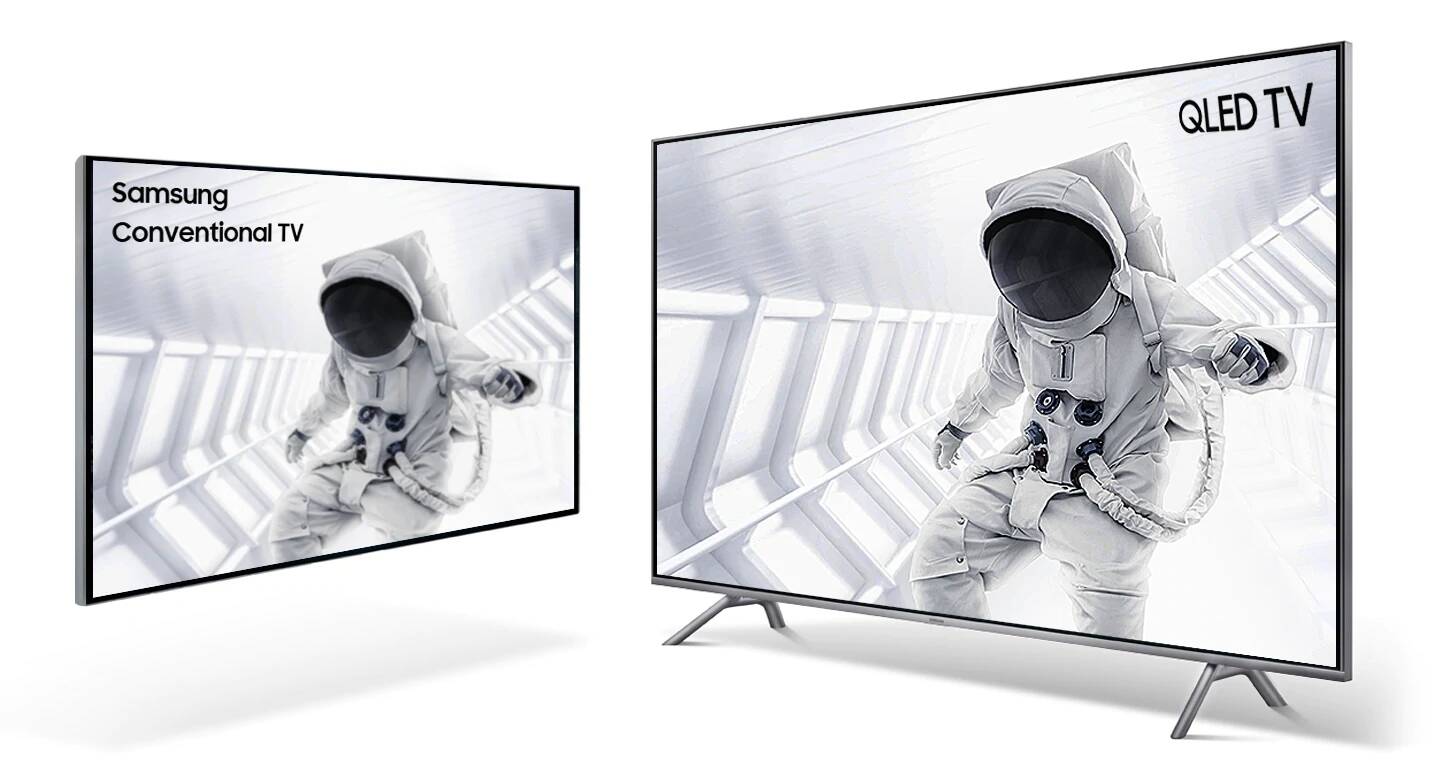 tv samsung 65" 4k uhd qled tunisie