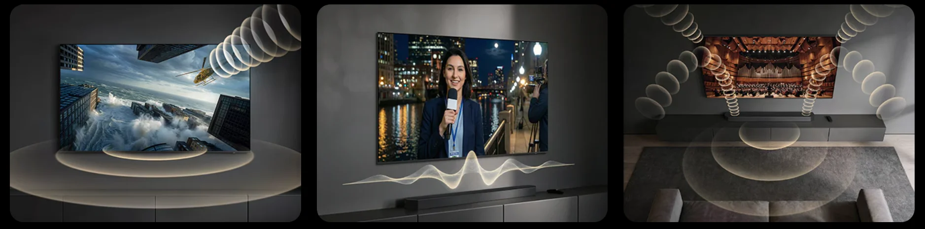 Expérience sonore immersive avec le téléviseur Samsung
