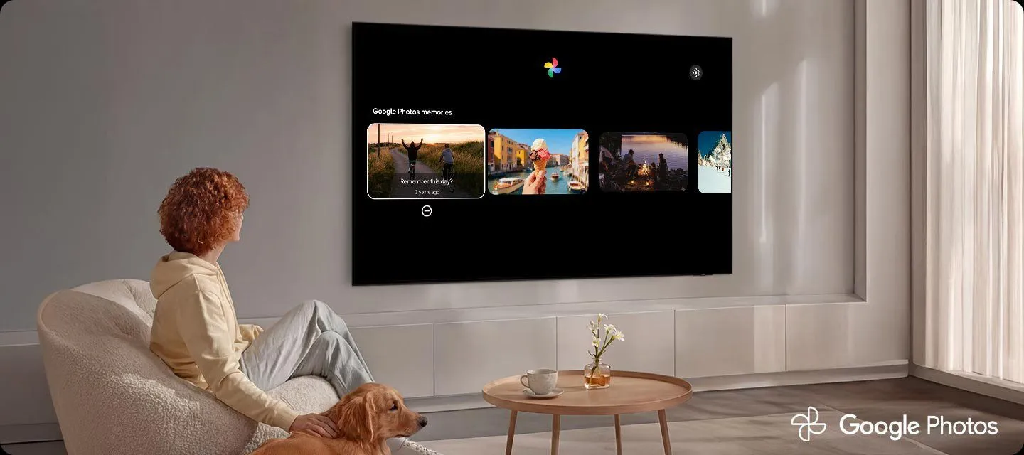 smart tv samsung google photo