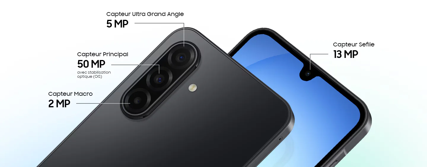triple caméra arrière du Galaxy A17 5G