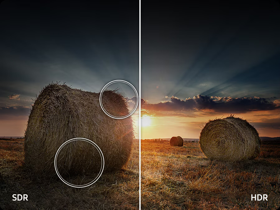 Contraste HDR TV Samsung