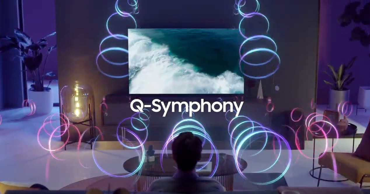 Q-Symphony sur TV Samsung